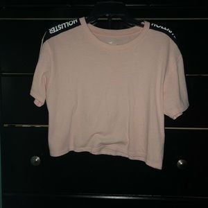 Baby Pink Crop Top